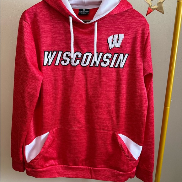 Colosseum Other - Colosseum Red Wisconsin Hoodie